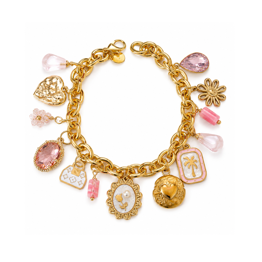 Jackie charm bracelet (handmade) – Charm Avenue