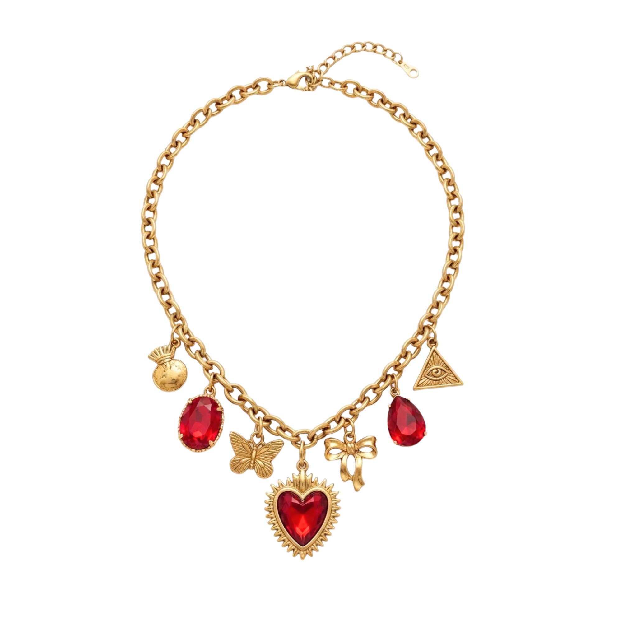 Tegan charm necklace (handmade)
