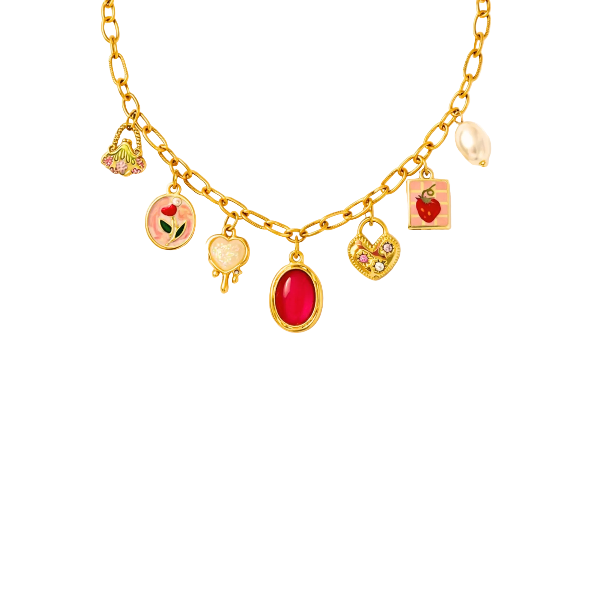 Marissa charm necklace (handmade)