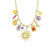 Viola charm necklace