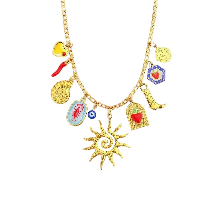 Viola charm necklace