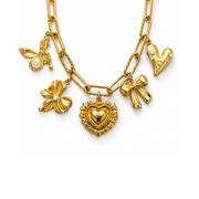 Aurora charm necklace