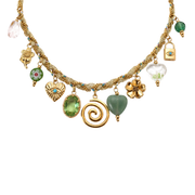Amy charm necklace - handmade