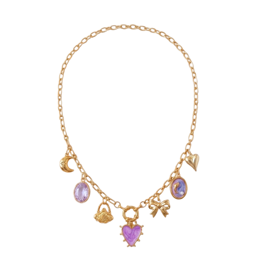 Charlotte charm necklace (handmade)