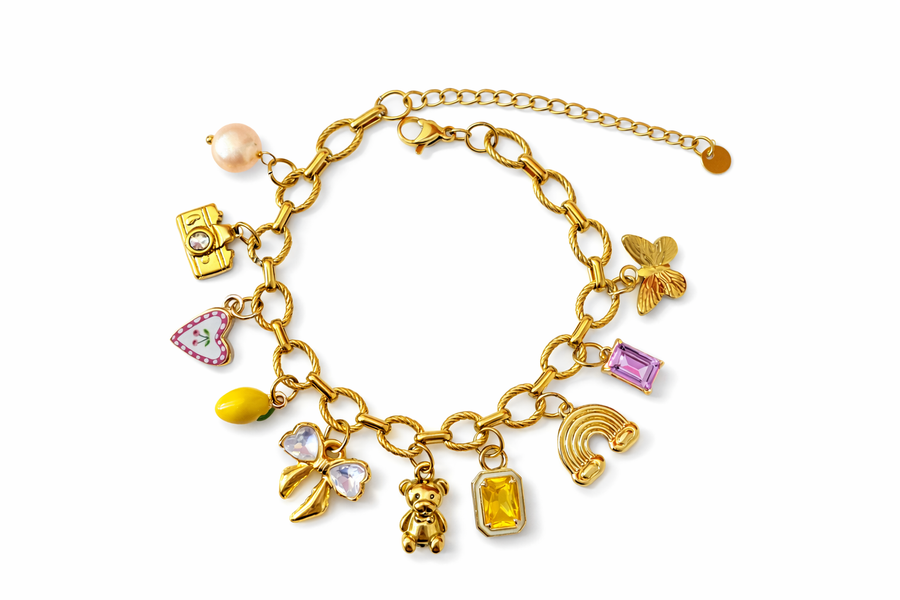 Prim charm bracelet