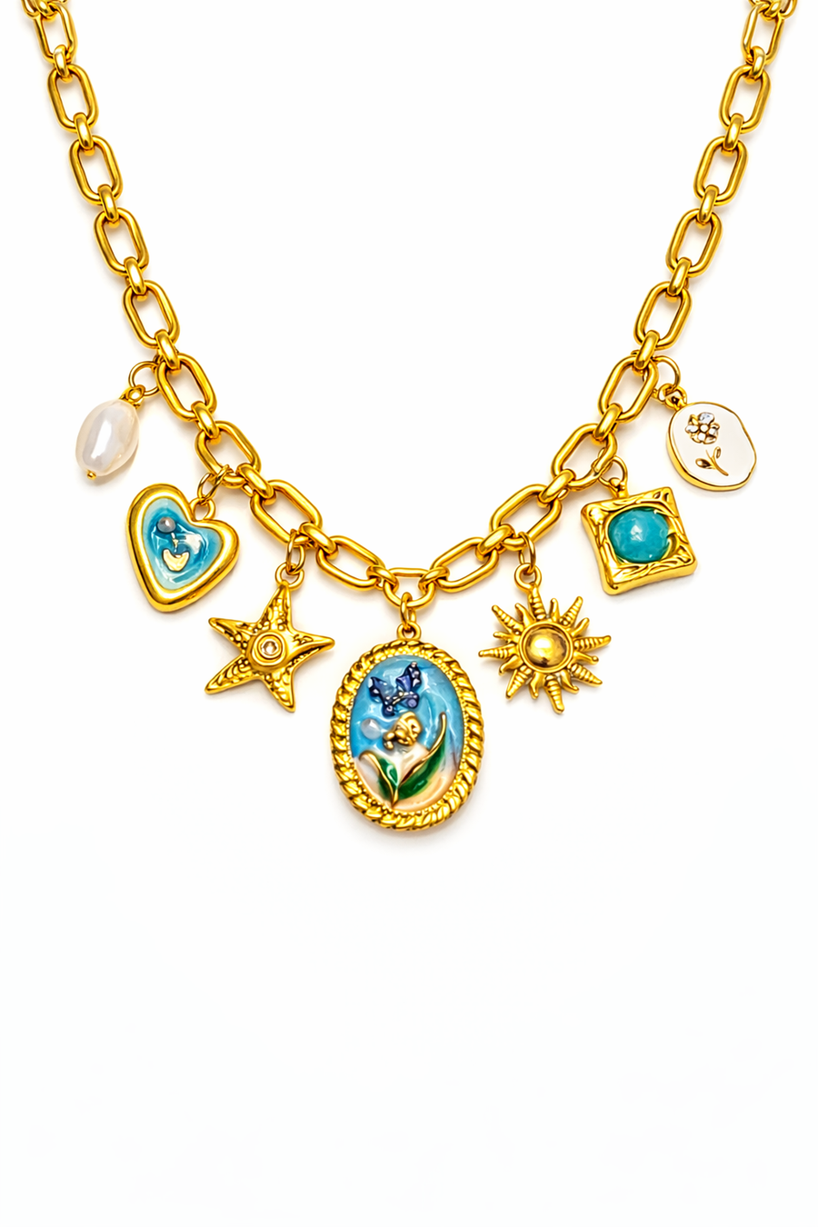 Carina charm necklace