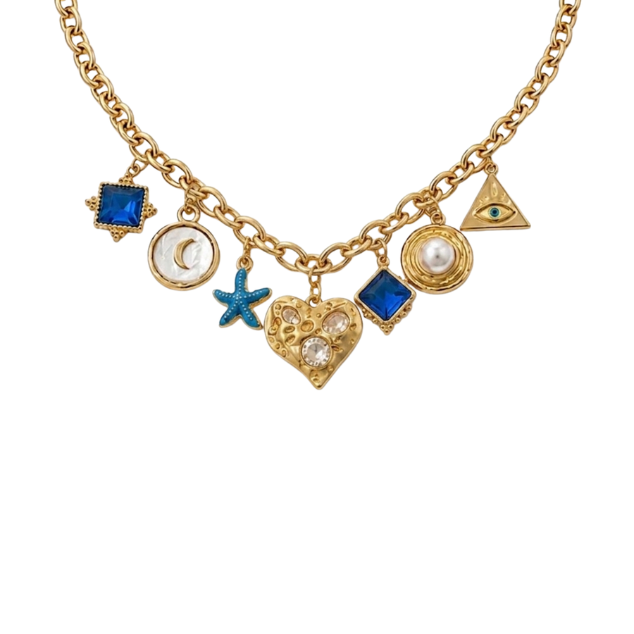 Paris charm necklace (handmade)