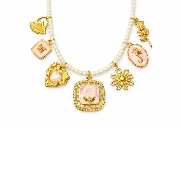 Petra charm necklace