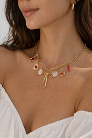 Francesca charm necklace (handmade)