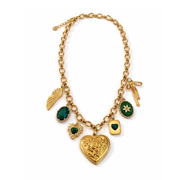 Joelle charm necklace (handmade)