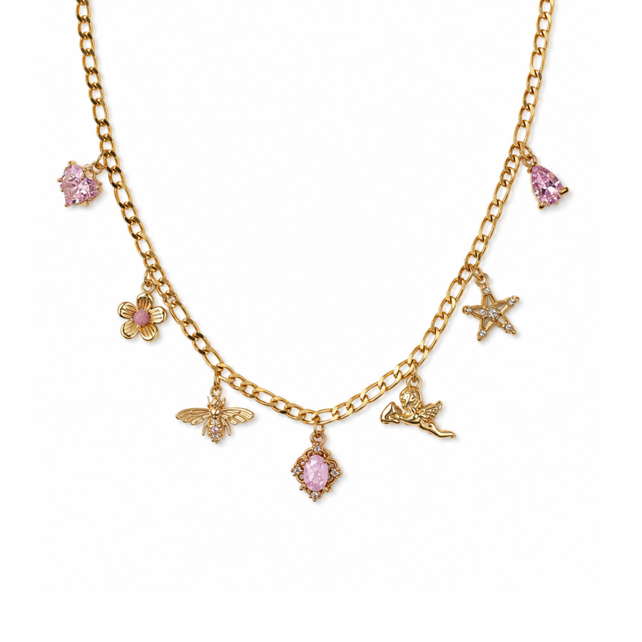 Miranda charm necklace (handmade)
