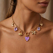 Charlotte charm necklace (handmade)