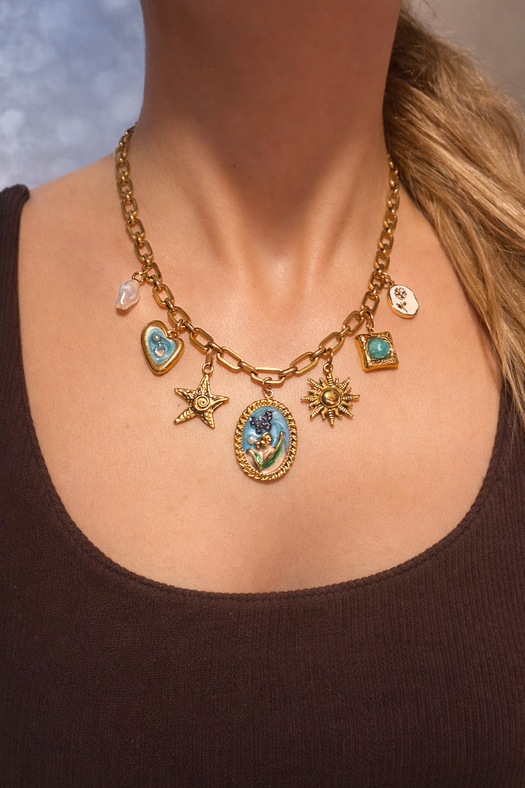 Carina charm necklace