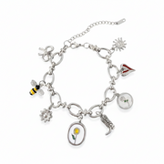 Diaz charm bracelet - silver