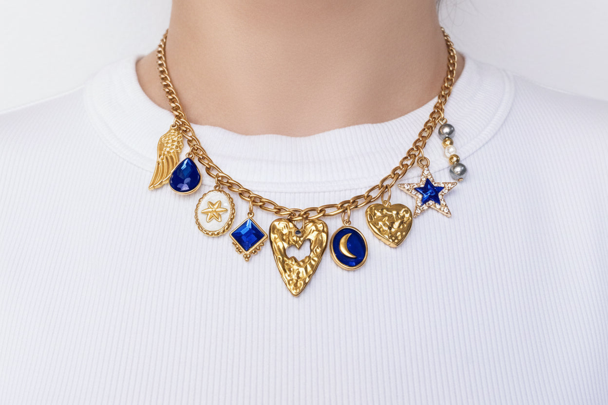 Astrid charm necklace