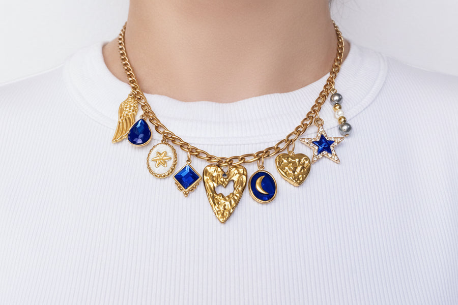 Astrid charm necklace