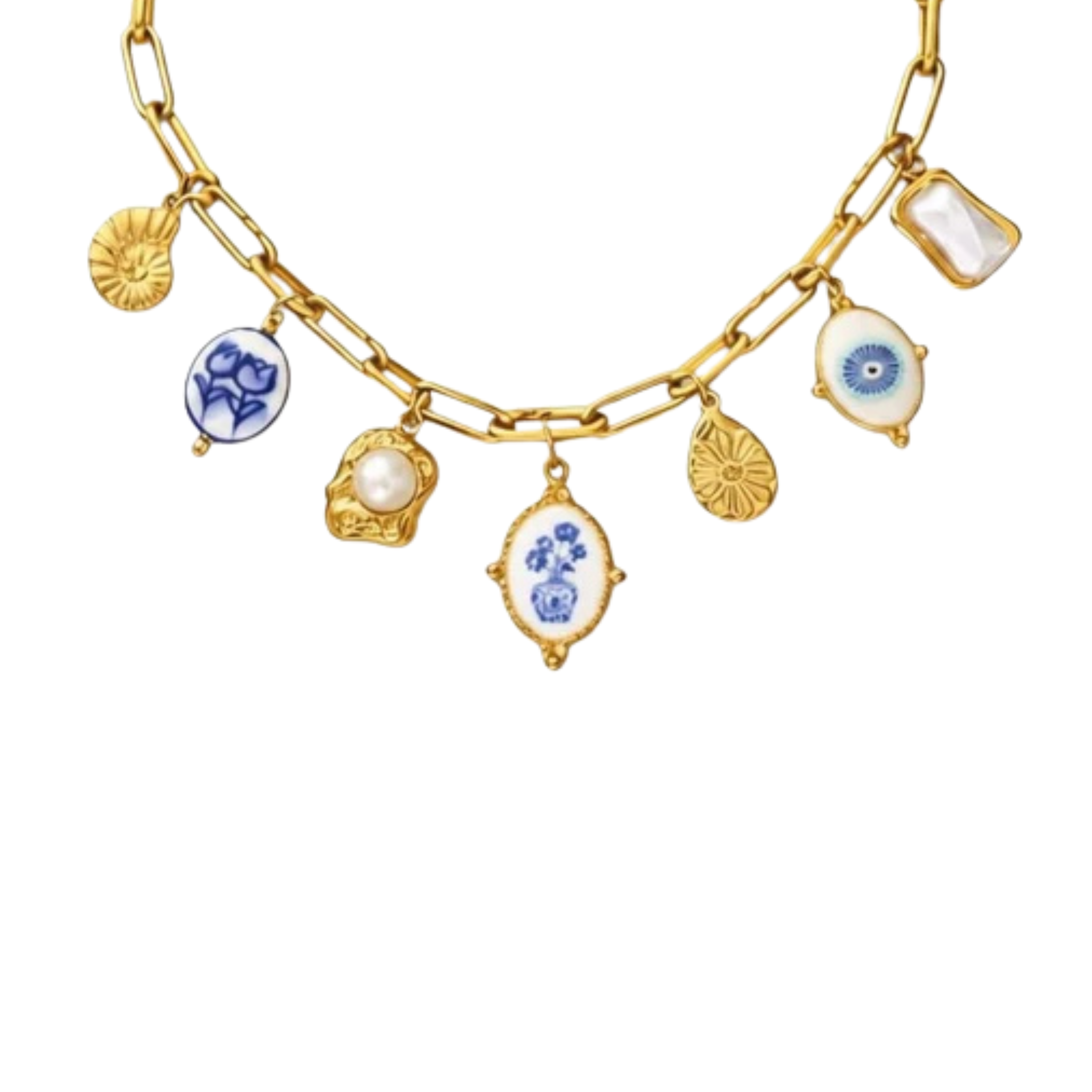 Krissy charm necklace (handmade)