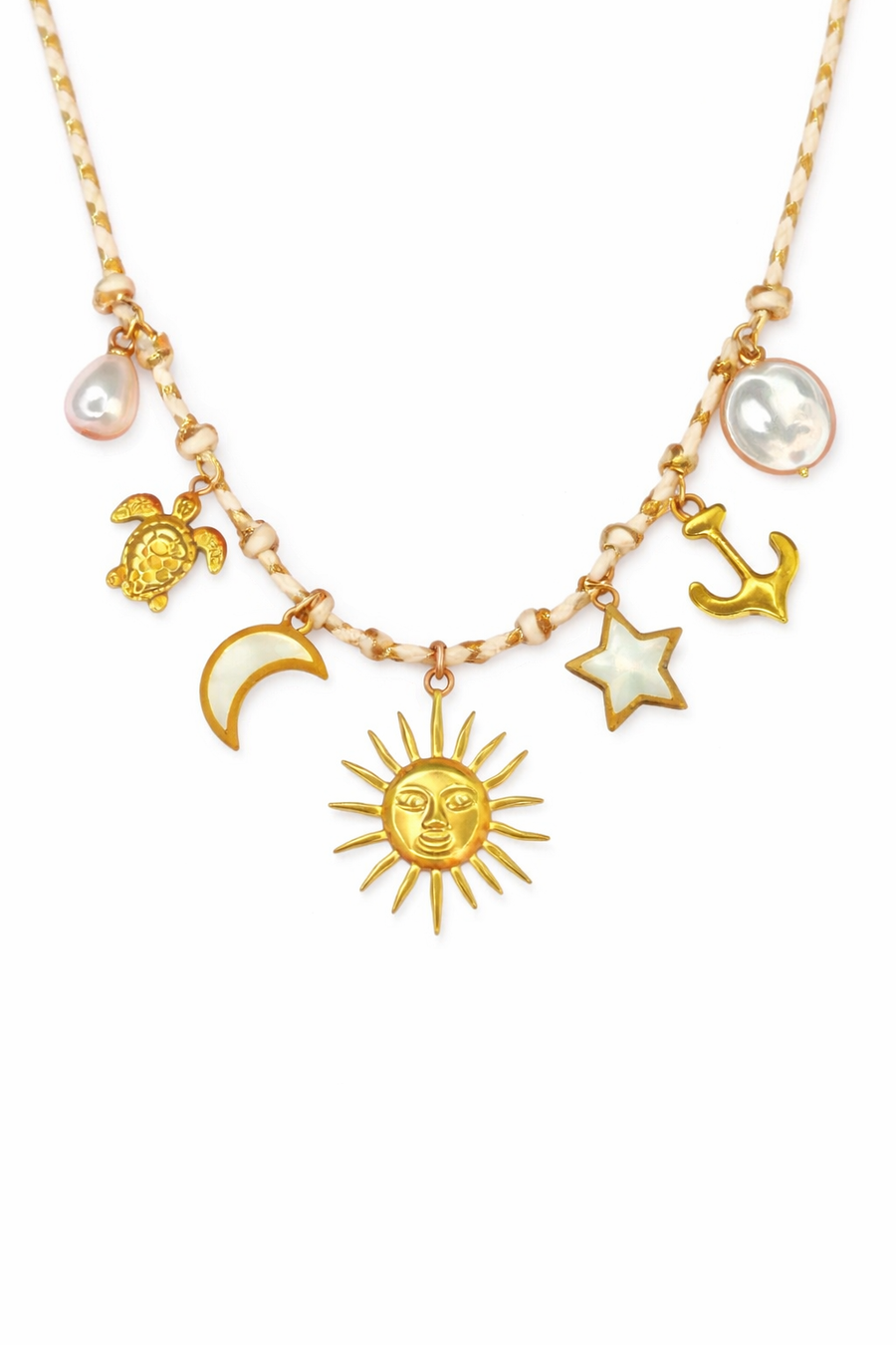 Freya rope - charm necklace