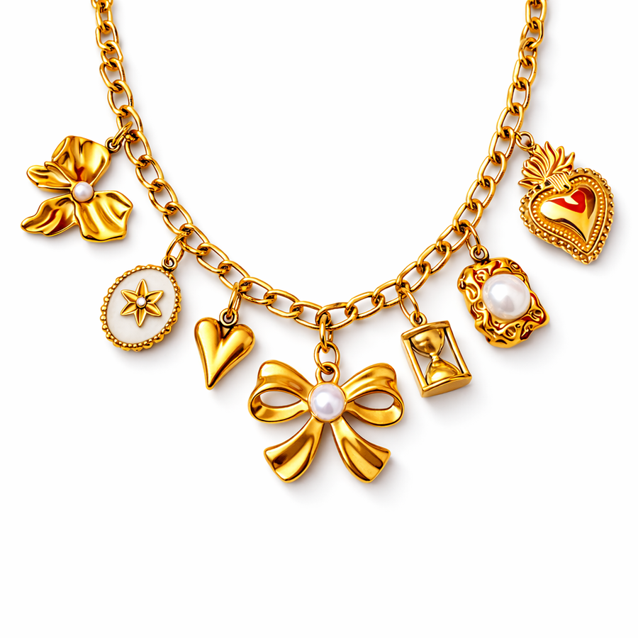 Maddison charm necklace