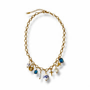 Feeling blue charm necklace