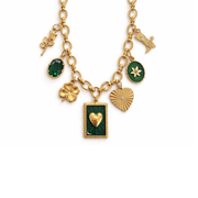Clover charm necklace