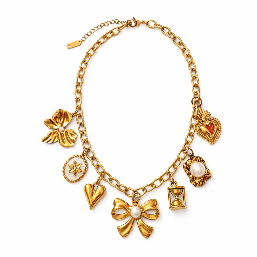 Maddison charm necklace