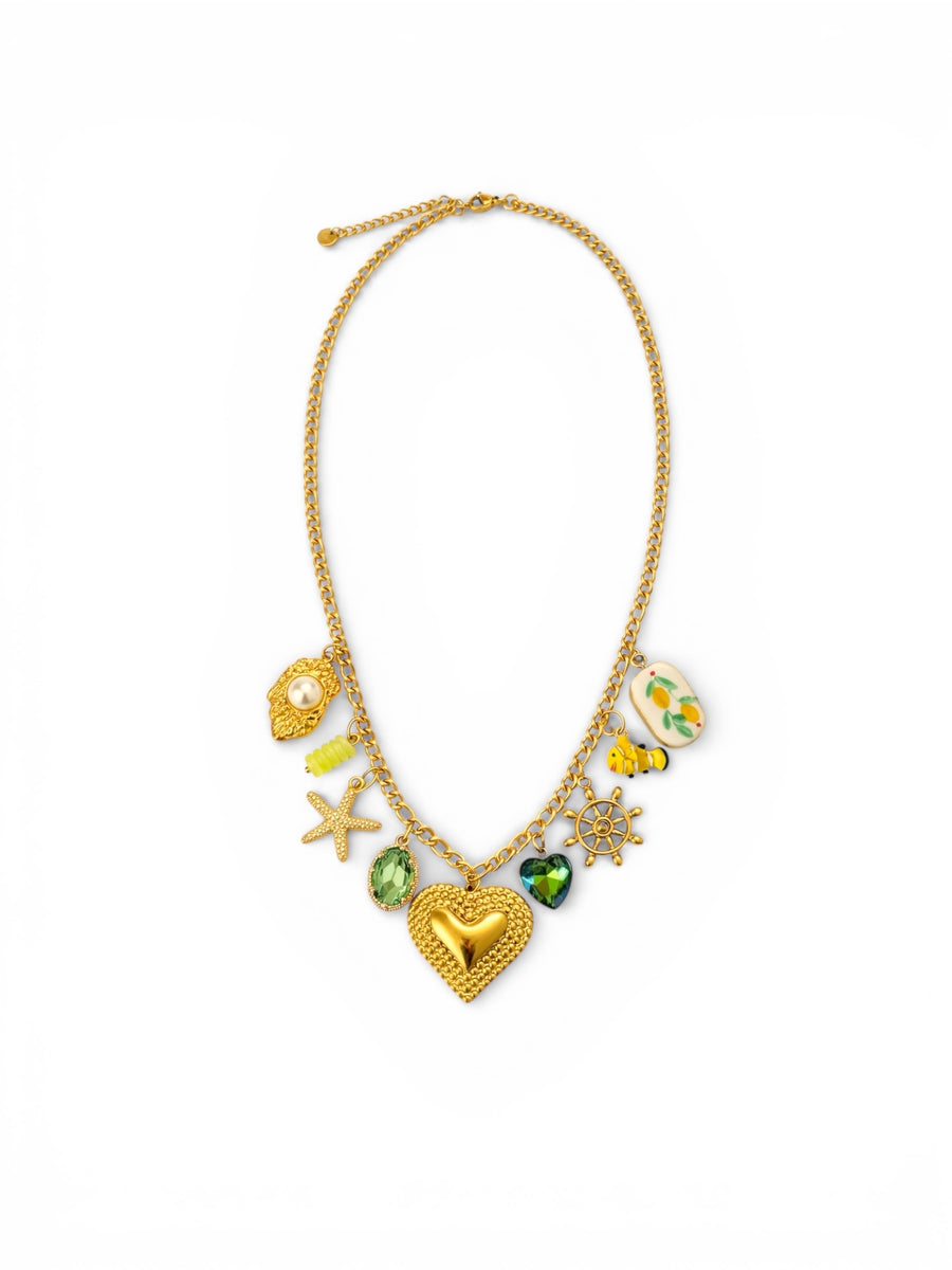 Limoncello charm necklace