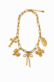 Penny charm necklace