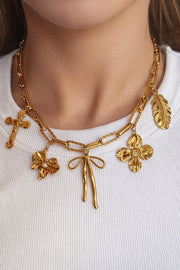 Penny charm necklace