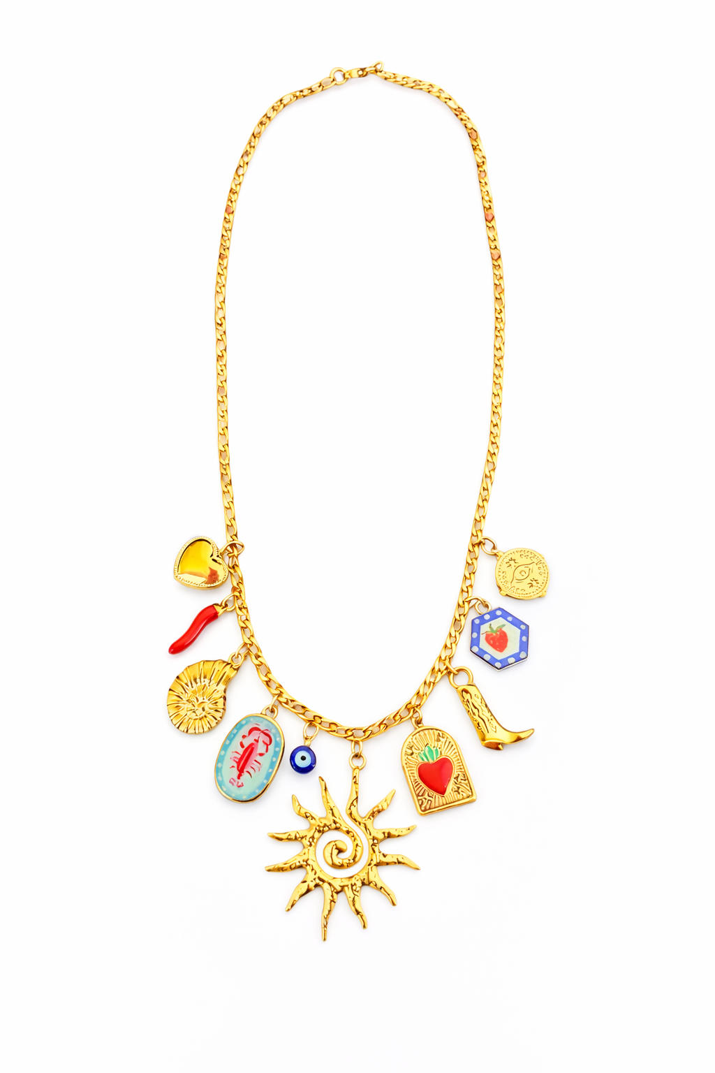 Viola charm necklace