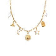 Megan charm necklace (handmade)