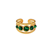 Malachite ring