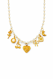 Audrey charm necklace