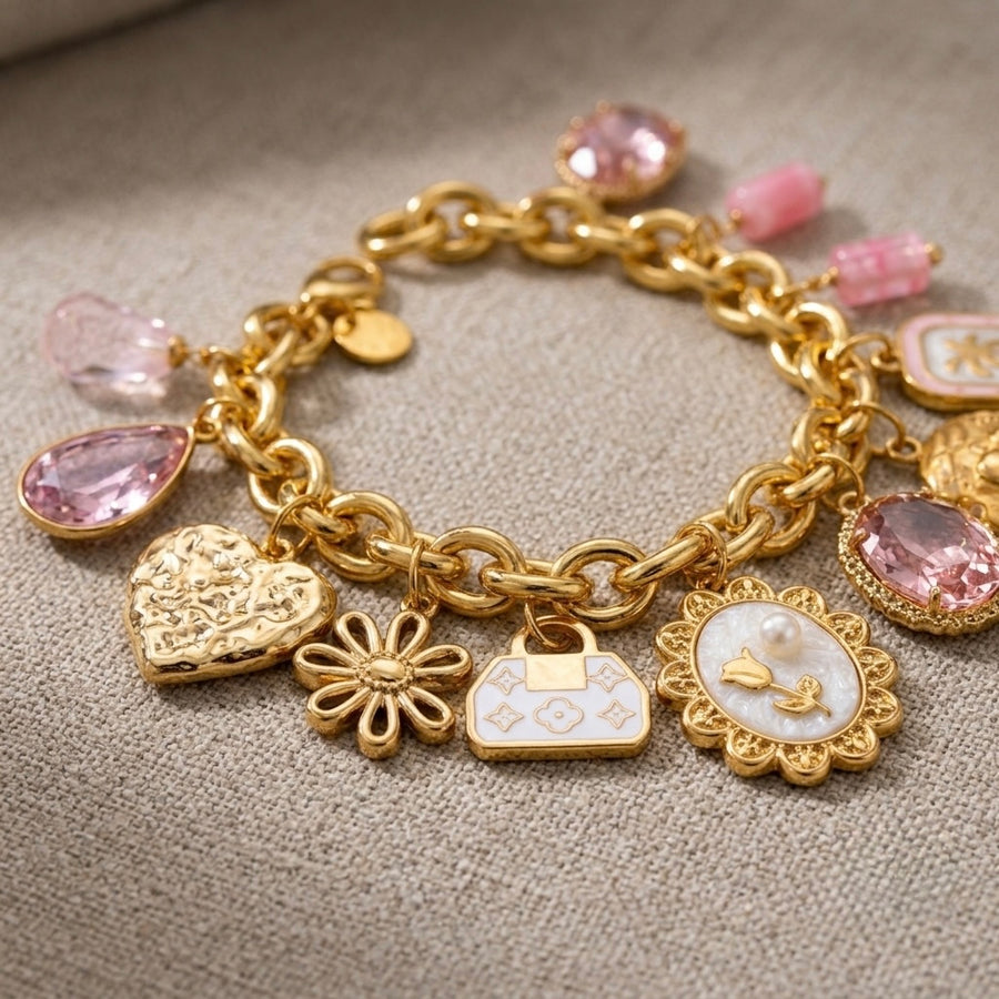 Jackie charm bracelet (handmade)
