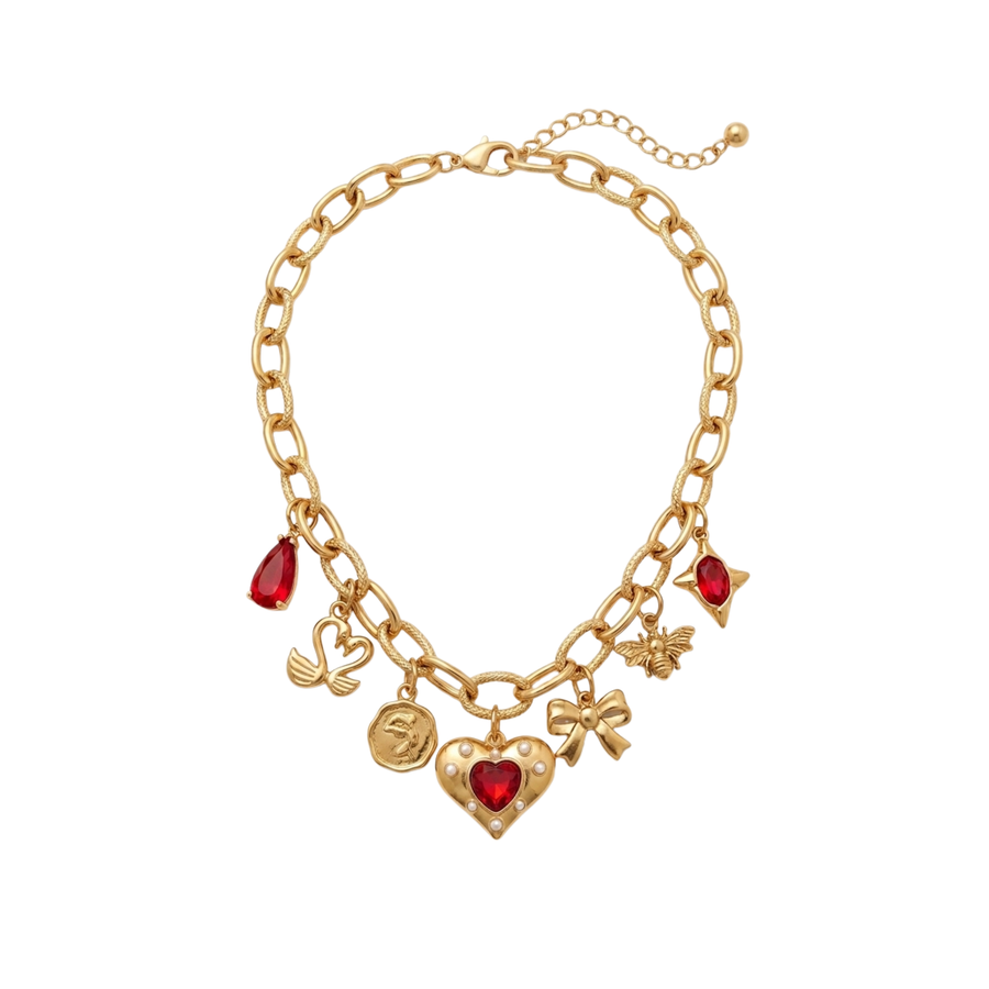 Amelie charm necklace (handmade)
