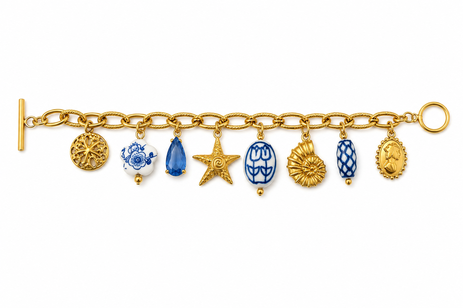 Royale charm bracelet (handmade)