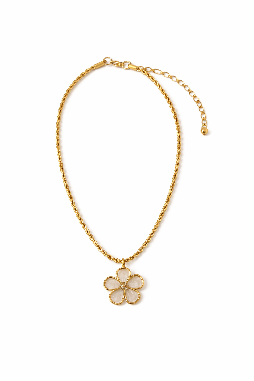 Belle necklace - cream