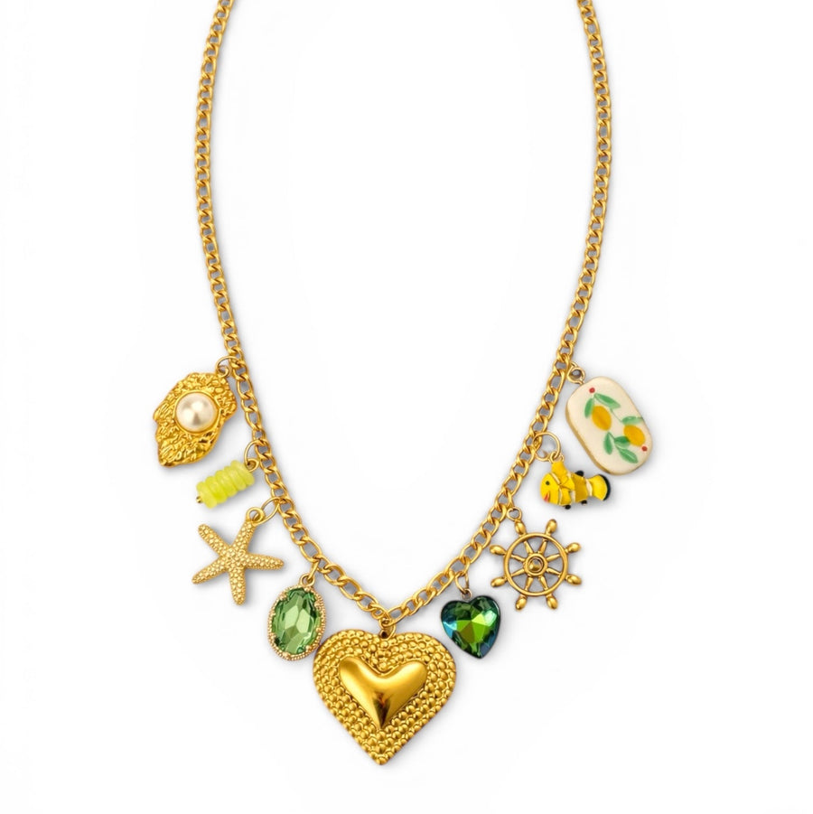 Limoncello charm necklace