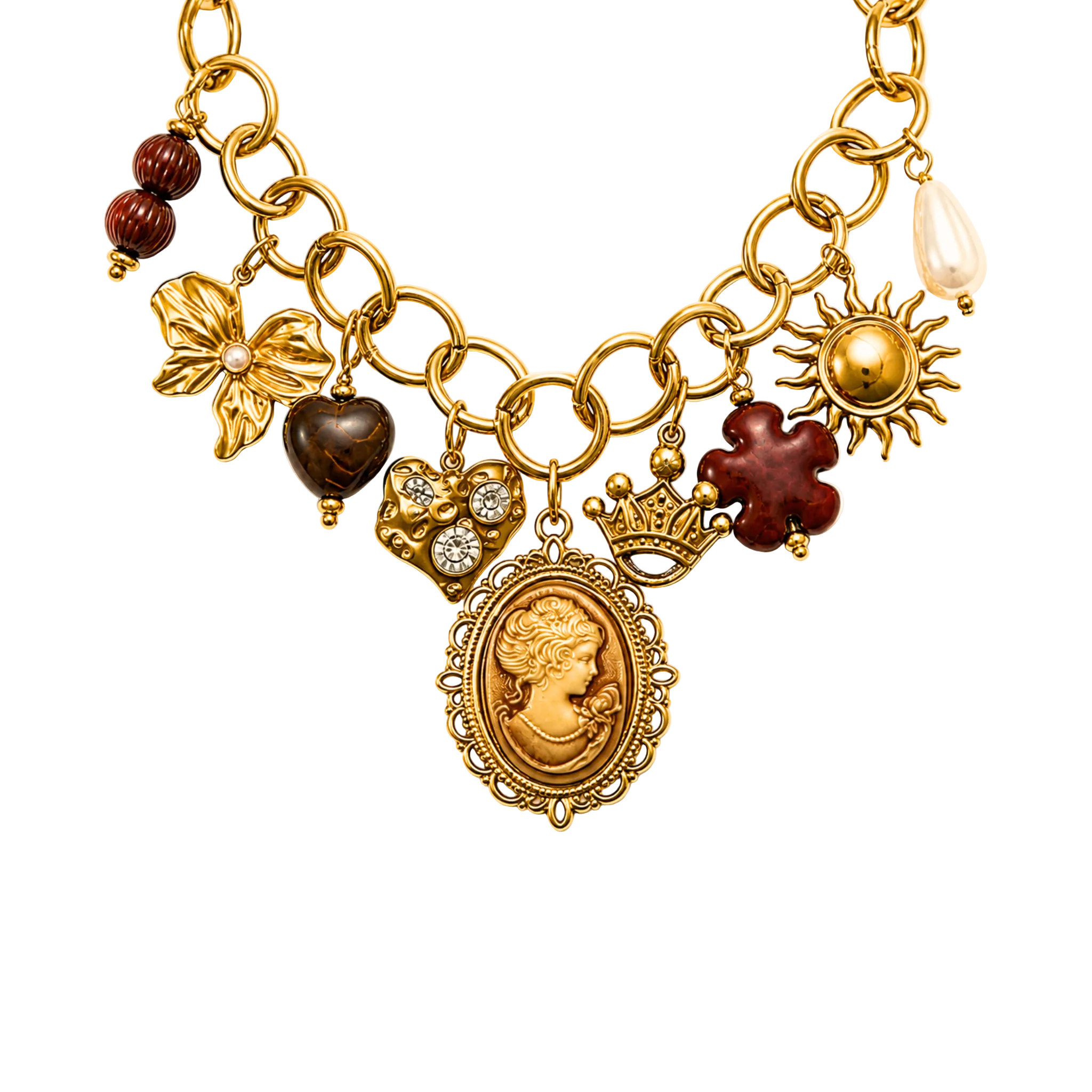Peyton charm necklace