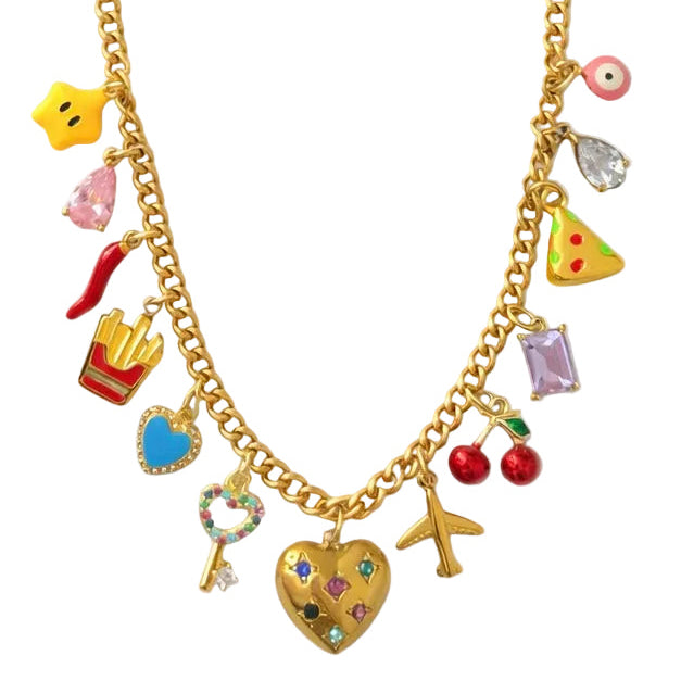 Margherita charm necklace