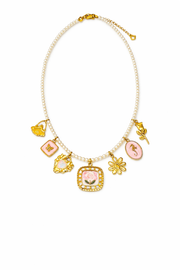 Petra charm necklace