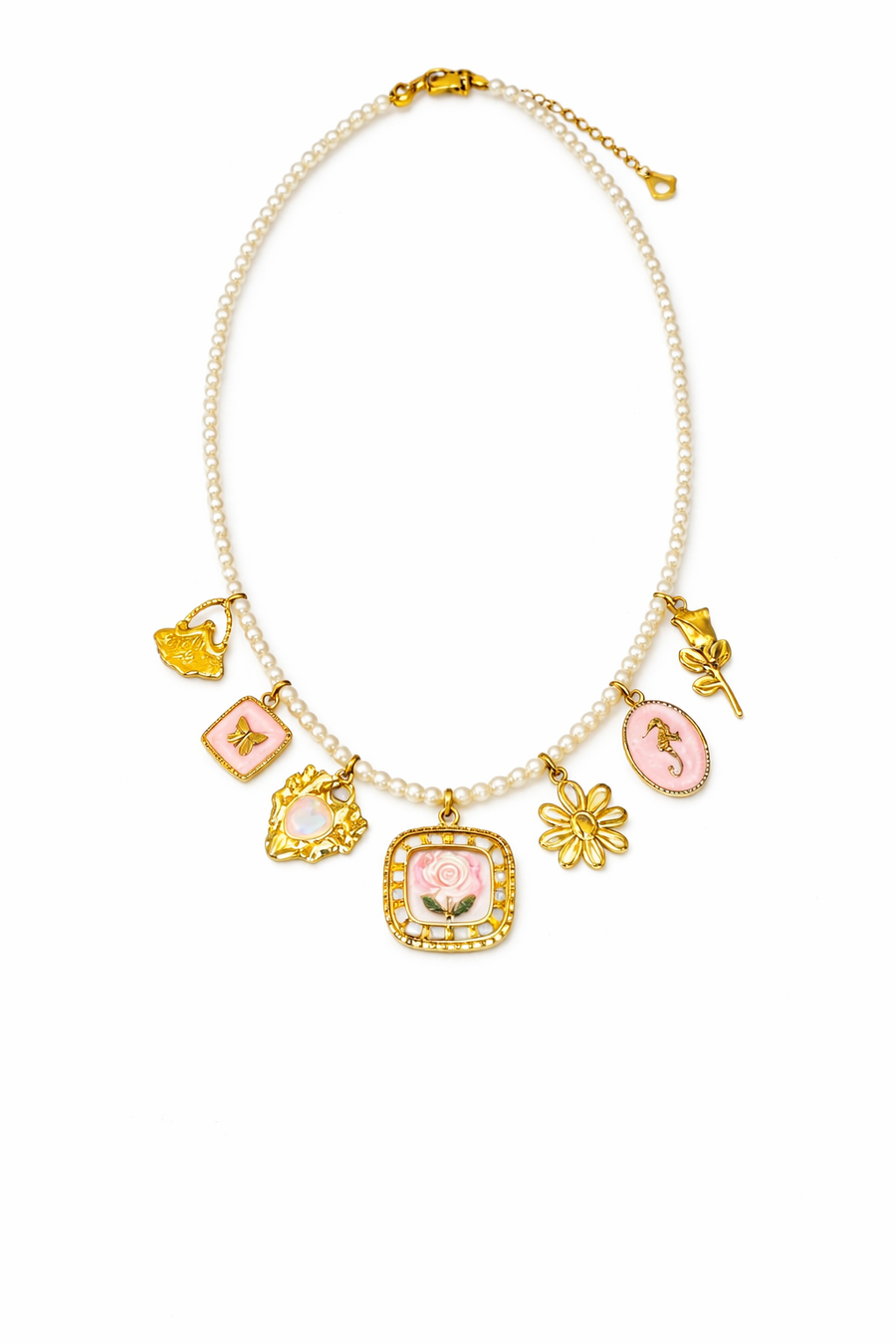 Petra charm necklace