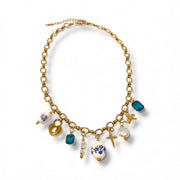 Feeling blue charm necklace