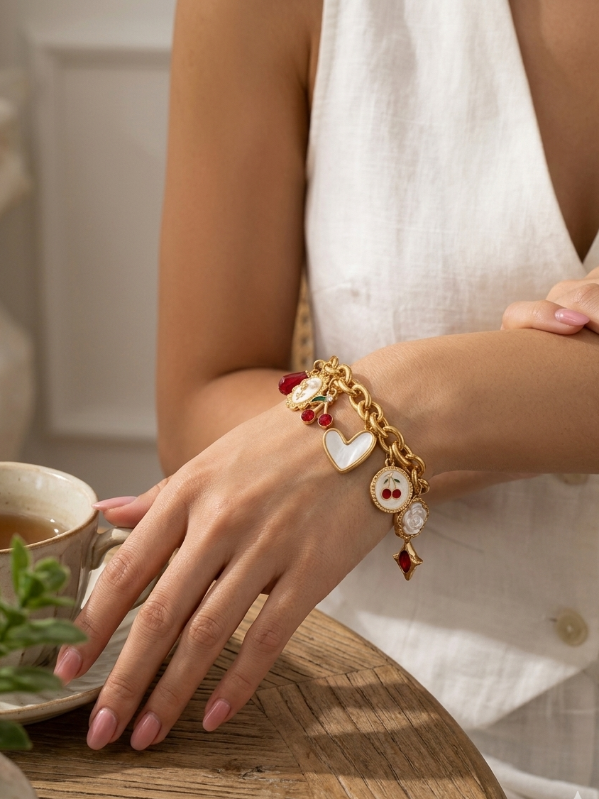 Bianca charm bracelet