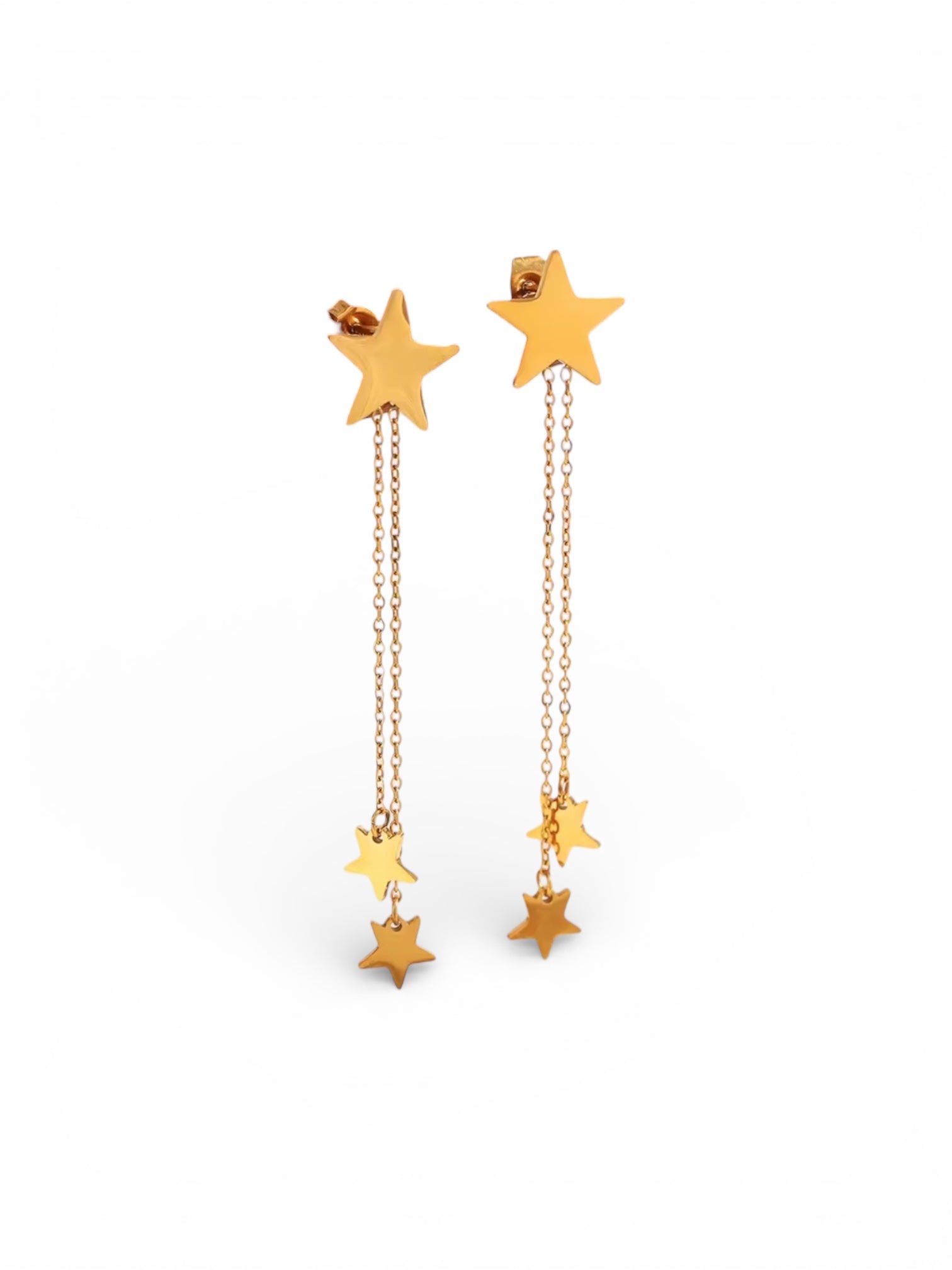 Starry night earrings - 18k gold plated