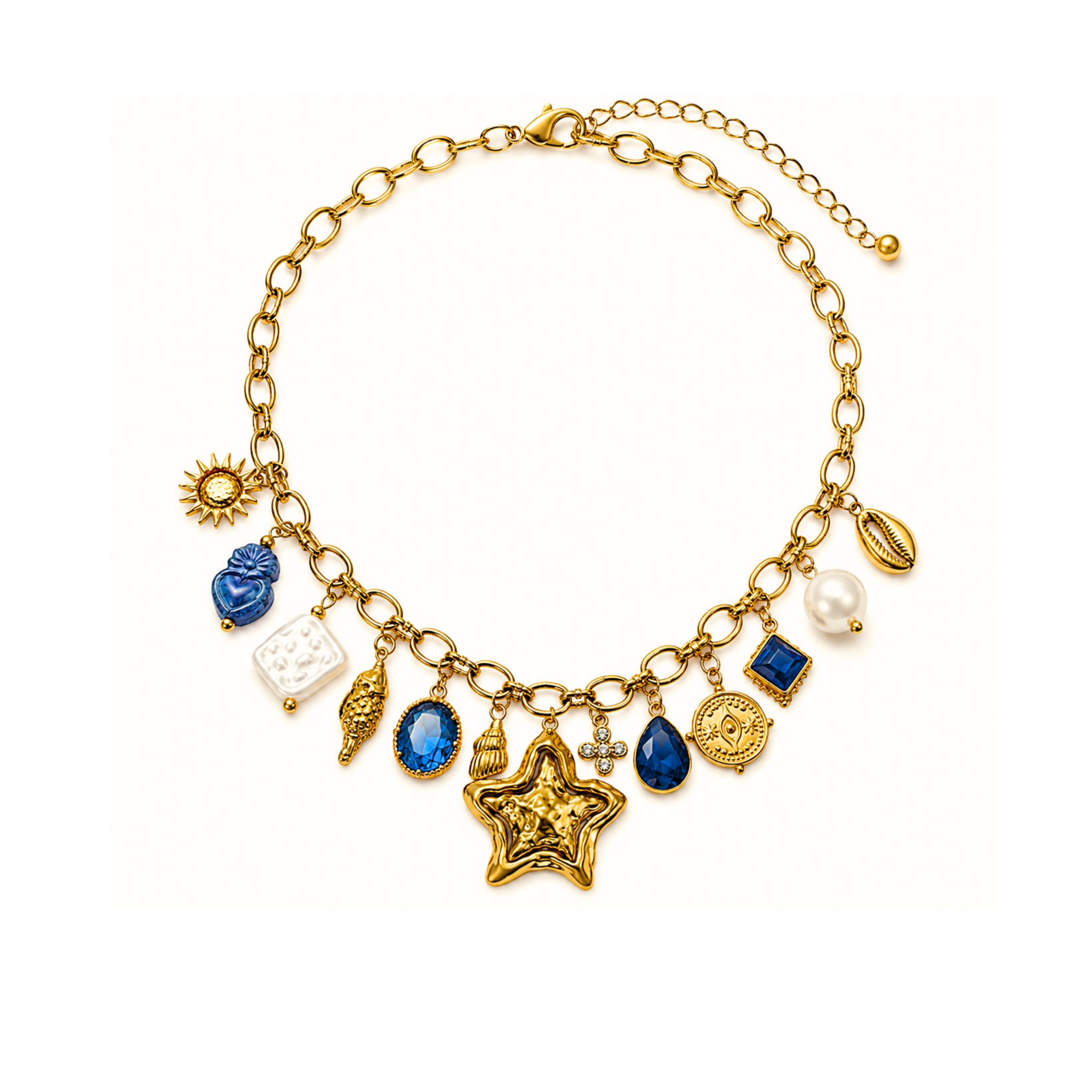 Jacinta charm necklace (handmade)