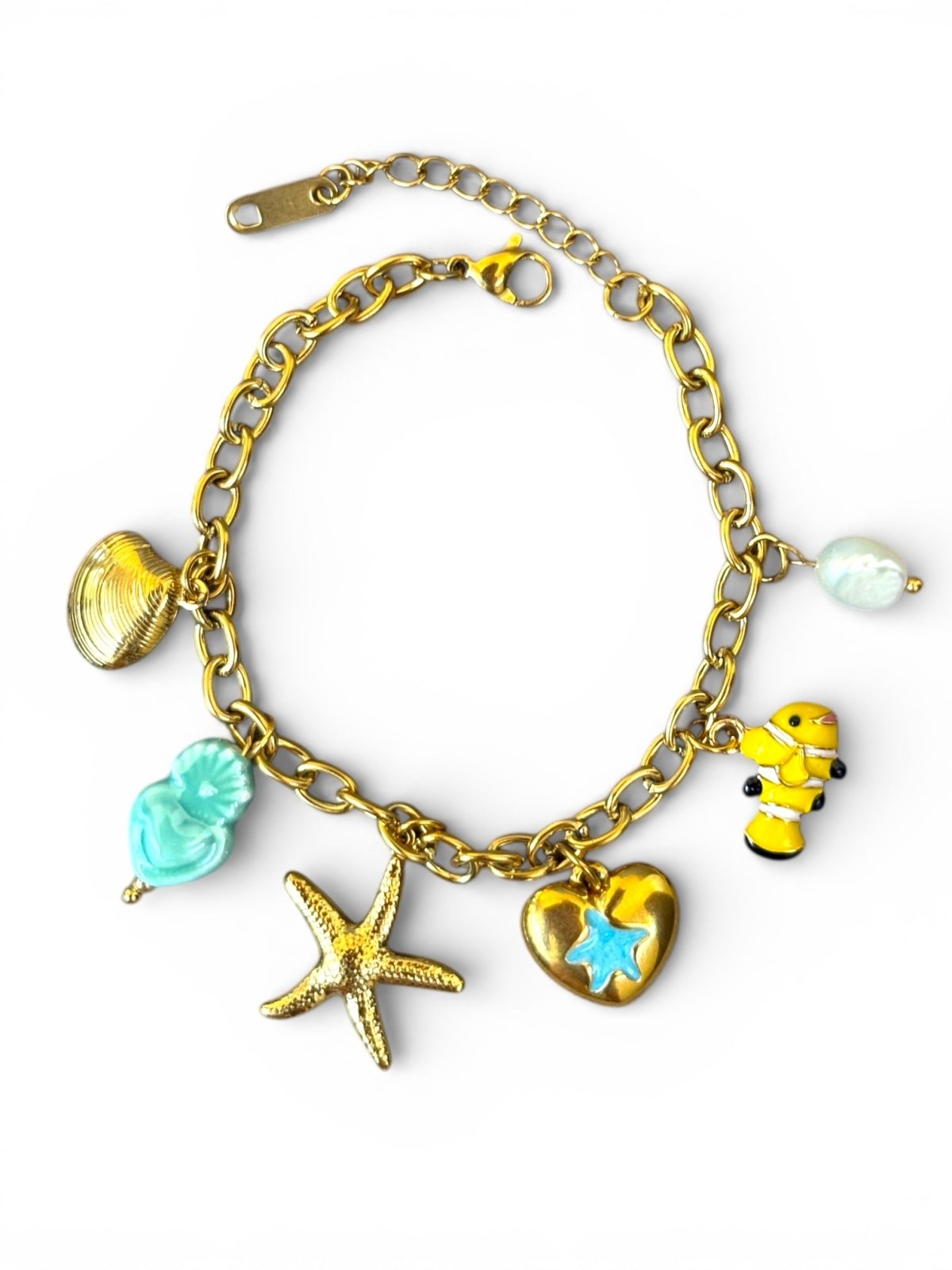 Charm Avenue Abigail charm bracelet - 18k gold plated - Shop women's at Charm Avenue