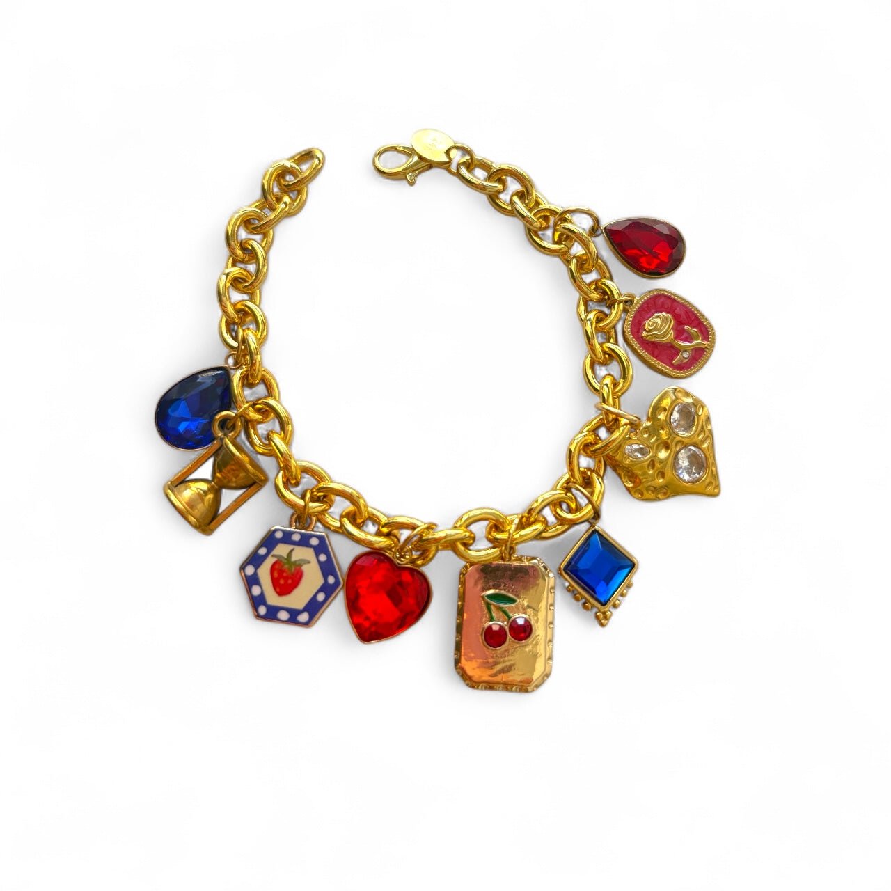 Charm Avenue Adrianna charm bracelet - 24k gold plated - Shop women's at Charm Avenue