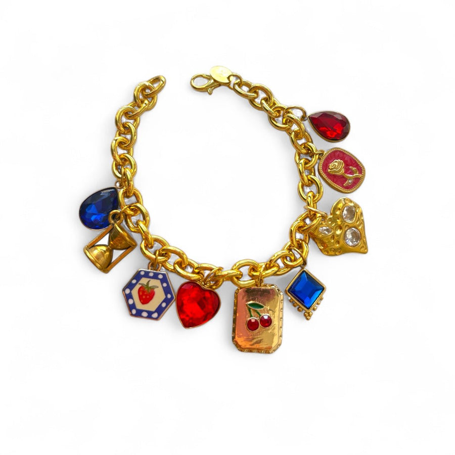 Charm Avenue Adrianna charm bracelet - 24k gold plated - Shop women's at Charm Avenue