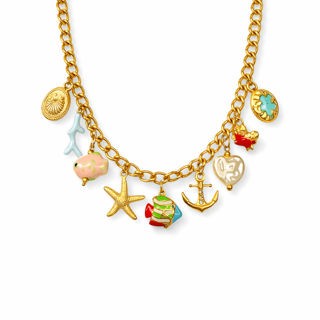 Charm Avenue Ahoy Charm necklace - 18k gold plated - Shop women's at Charm Avenue